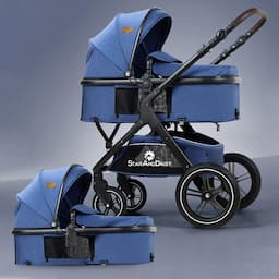 Blue with Black Tubes