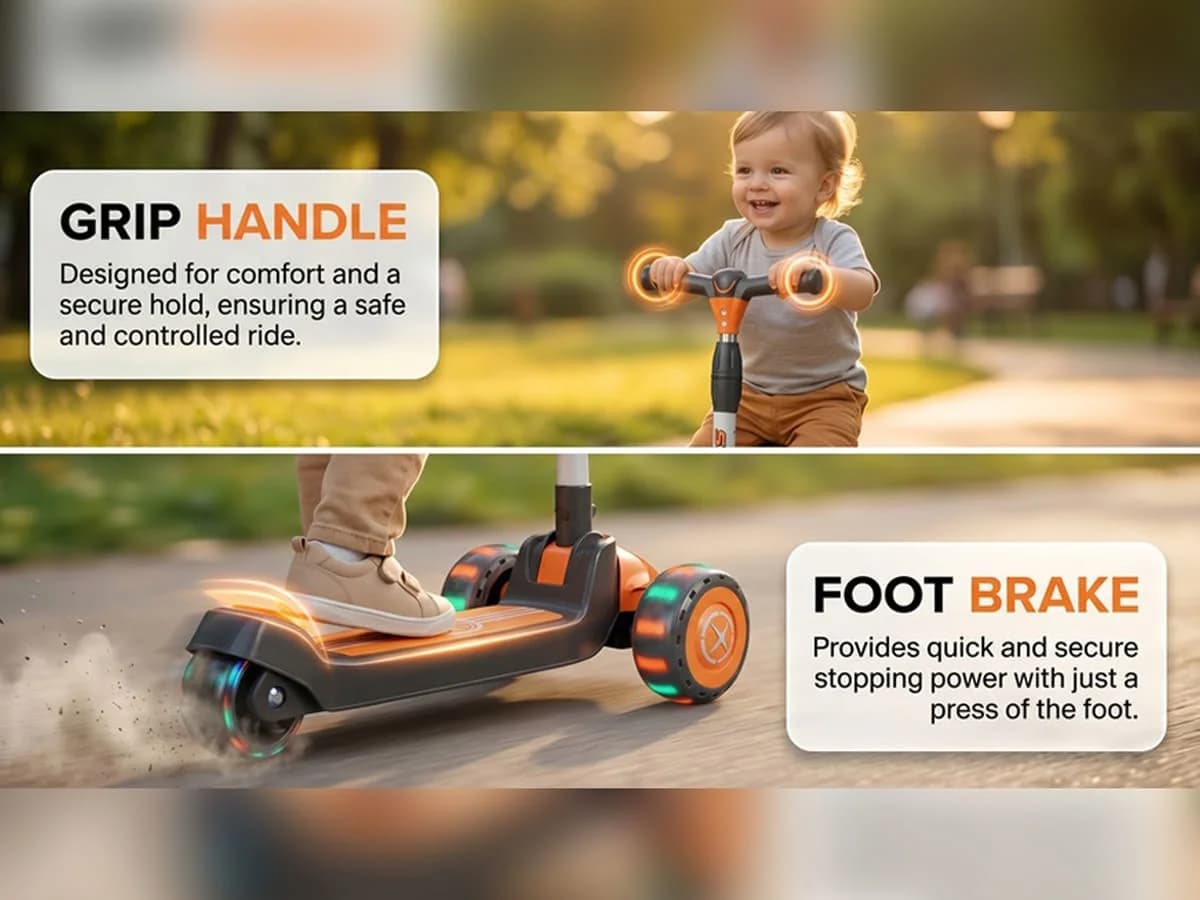 StarAndDaisy Glider Kick Scooter for Kids