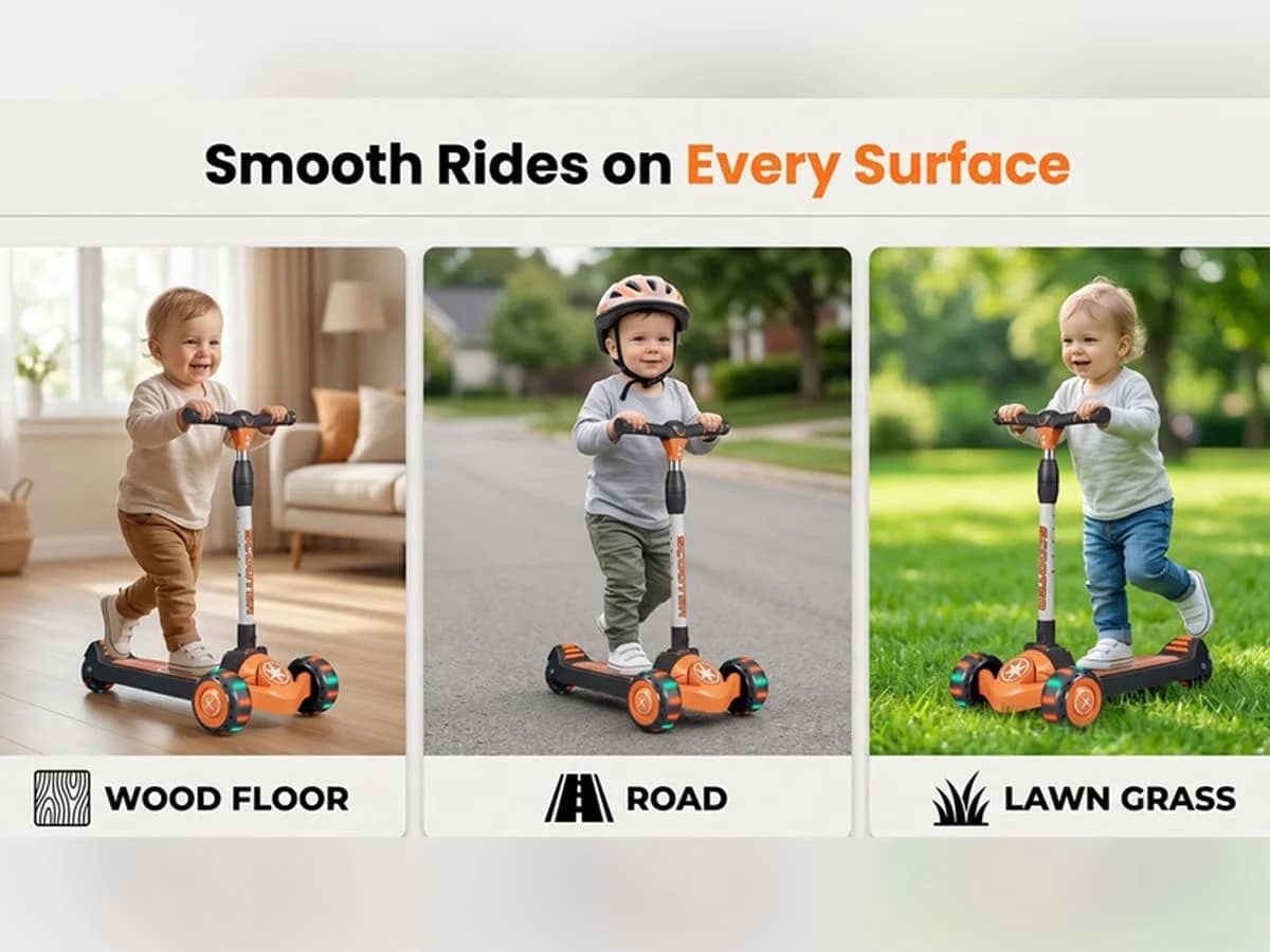 StarAndDaisy Glider Kick Scooter for Kids