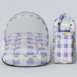 Sleeping Bag + Bed with Mosquito Net (Combo)