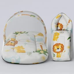 Sleeping Bag + Bed with Mosquito Net (Combo)