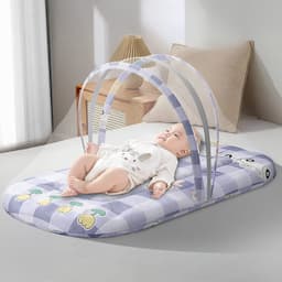 Bed with Mosquito Net