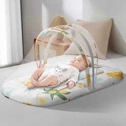 Bed with Mosquito Net