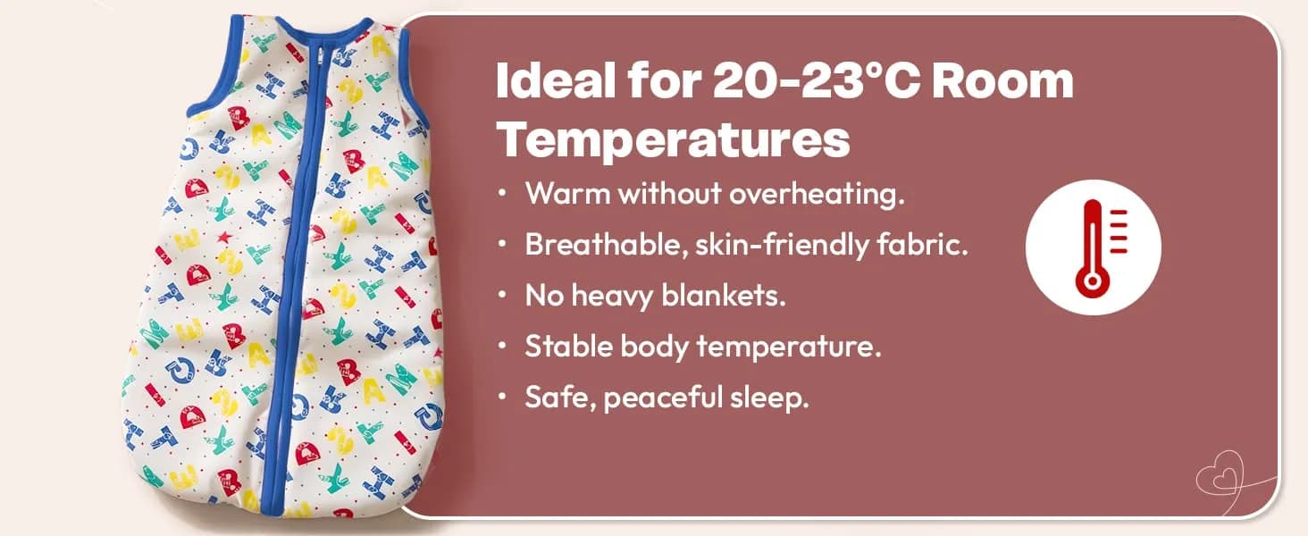 Sleeping Sack For Baby 100% Pure Cotton Baby Sleep Bag