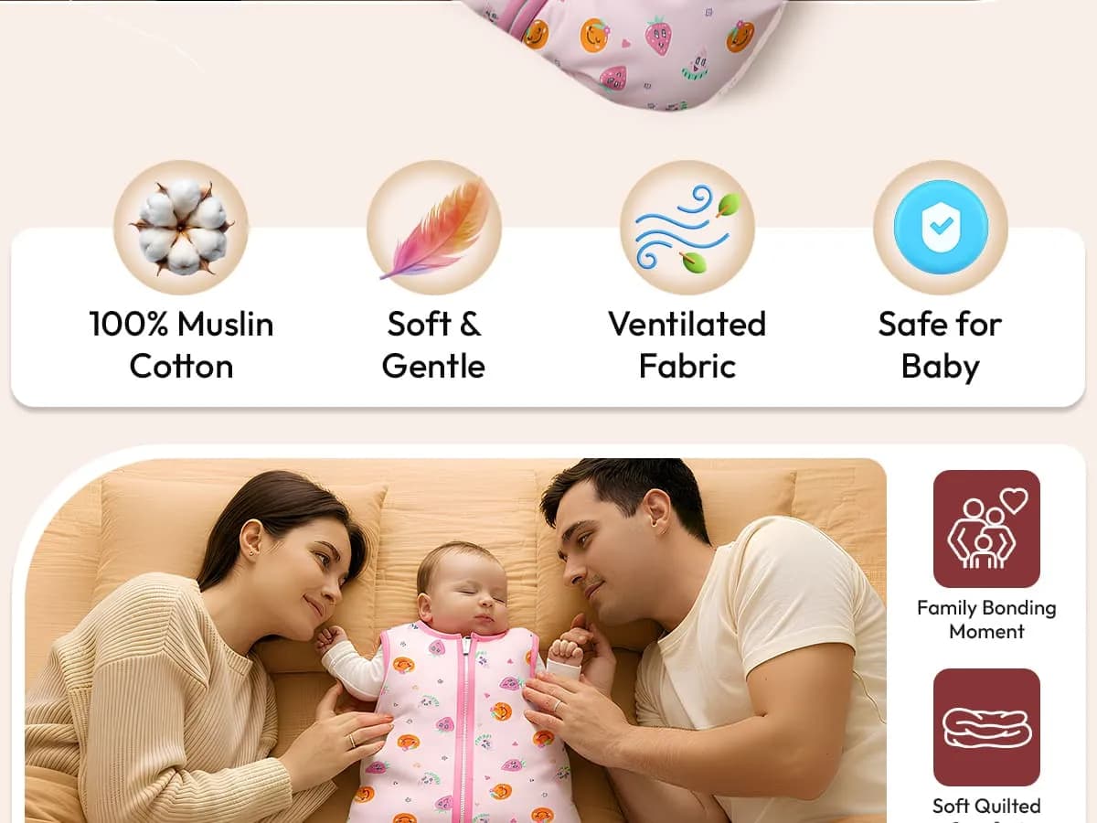 Sleeping Sack For Baby 100% Pure Cotton Baby Sleep Bag