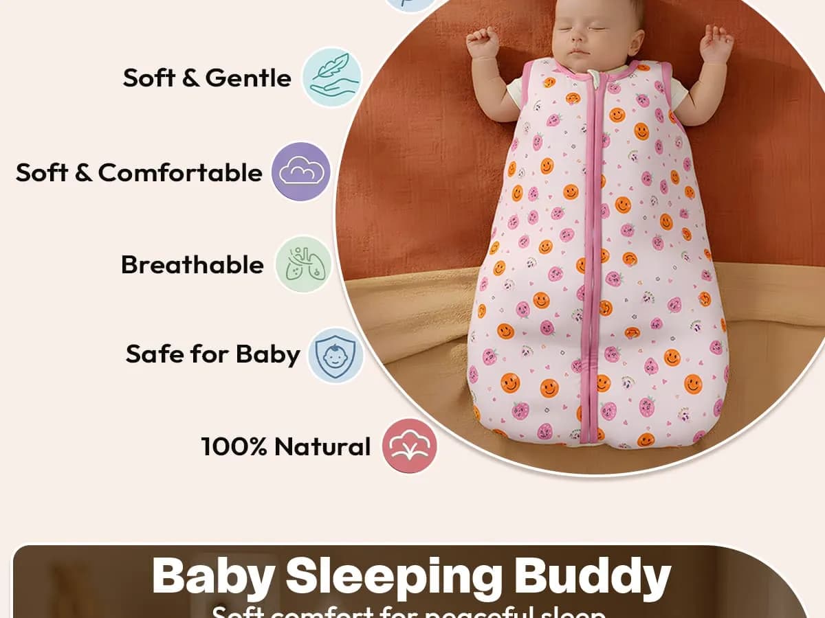 Sleeping Sack For Baby 100% Pure Cotton Baby Sleep Bag