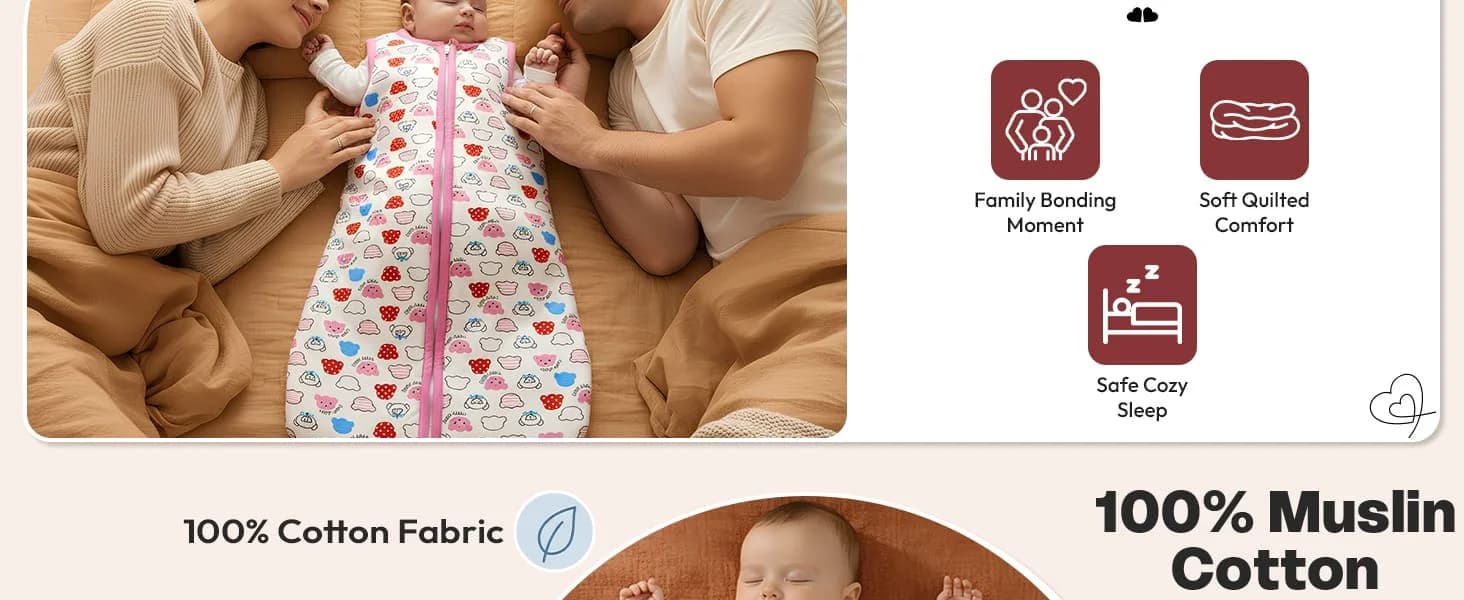 Sleeping Sack Teddy Print