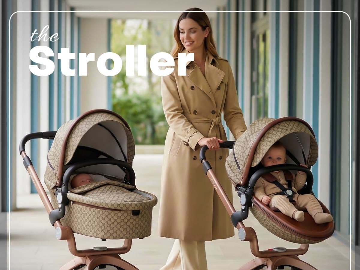 Hot Mom Luxury 3-in-1 Baby Stroller