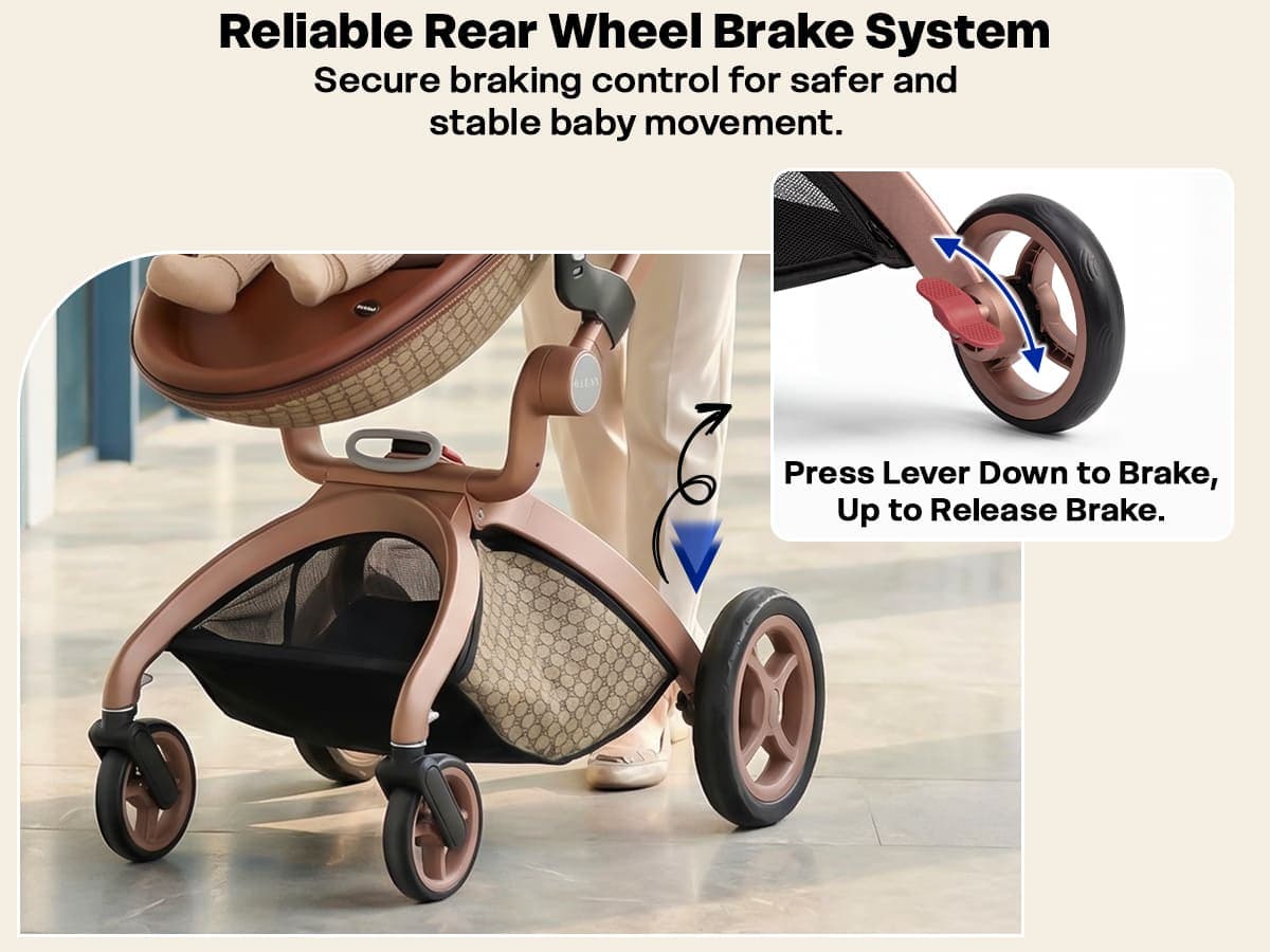 Hot Mom Luxury 3-in-1 Baby Stroller