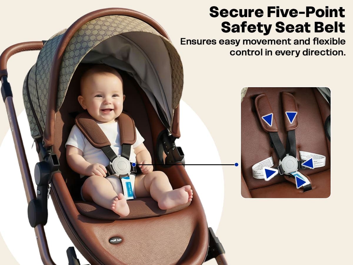 Hot Mom Luxury 3-in-1 Baby Stroller