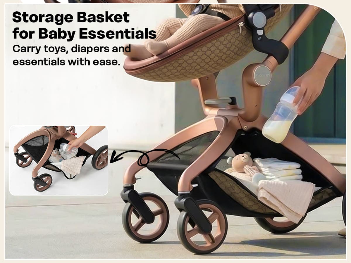 Hot Mom Luxury 3-in-1 Baby Stroller