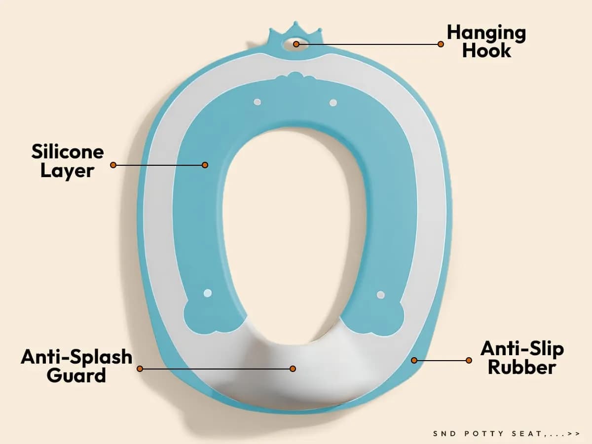 potty seat blue