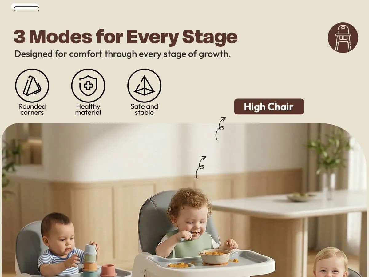 4 in 1 high chair