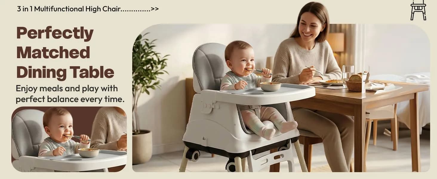 4 in 1 high chair