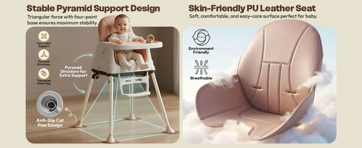 4 in 1 high chair