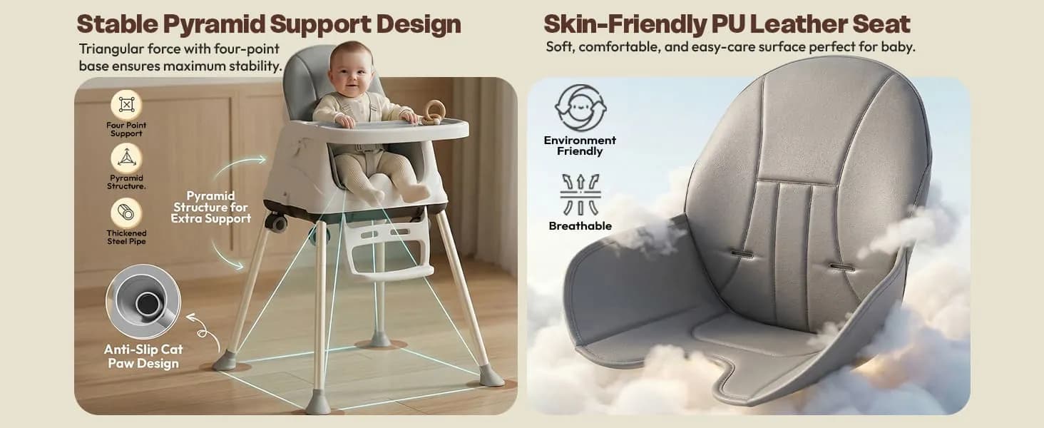 4 in 1 high chair