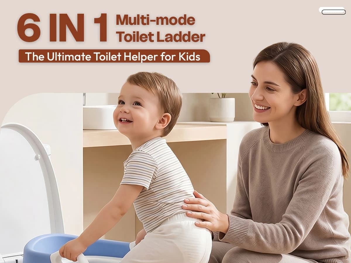 6 in 1 toilet ladder