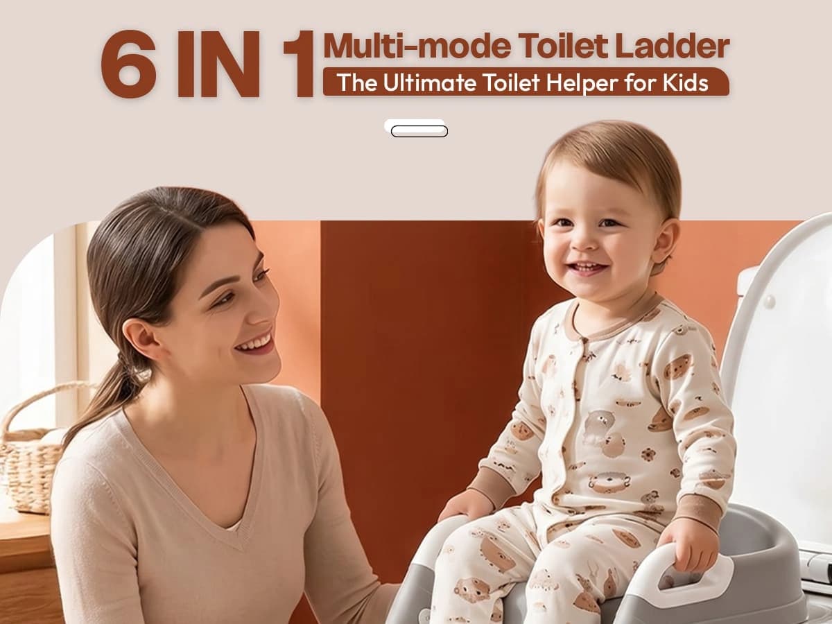 6 in 1 toilet ladder