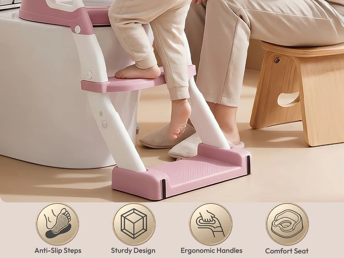 6 in 1 toilet ladder