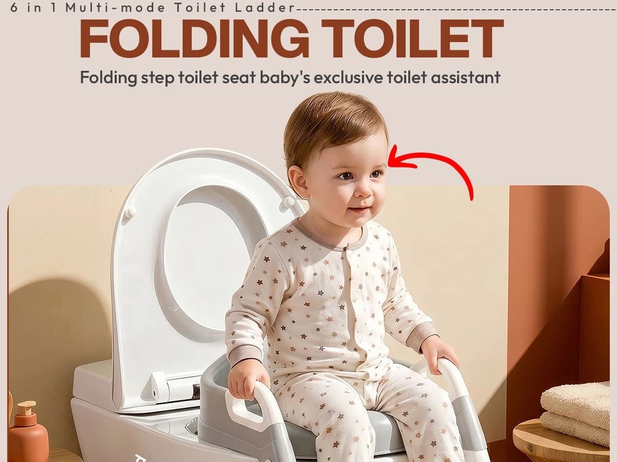 6 in 1 toilet ladder