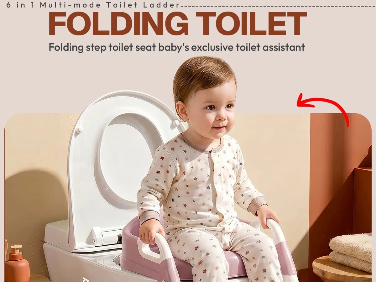 6 in 1 toilet ladder