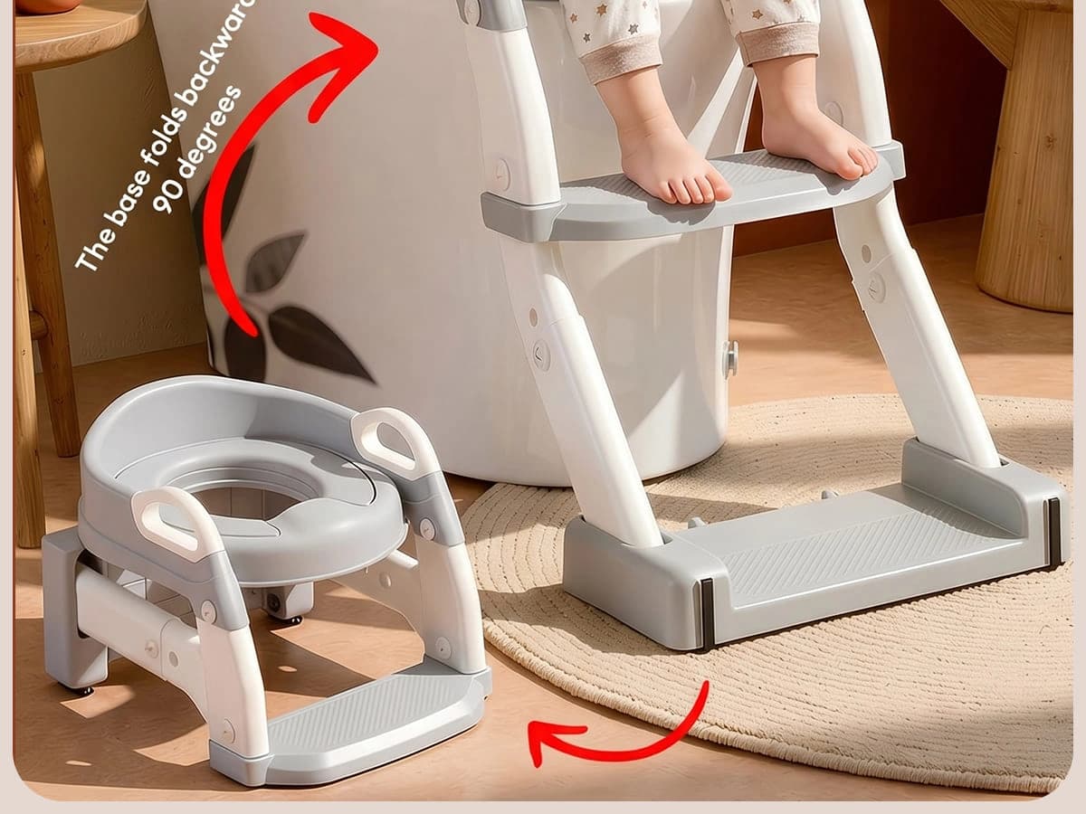 6 in 1 toilet ladder