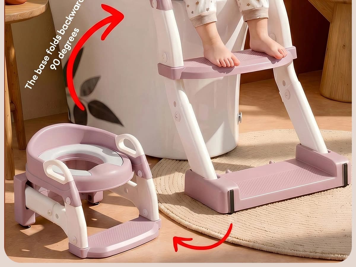 6 in 1 toilet ladder