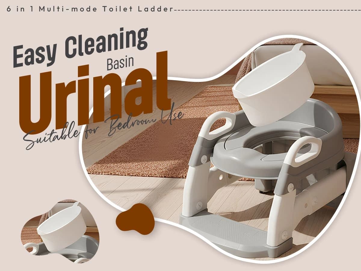 6 in 1 toilet ladder