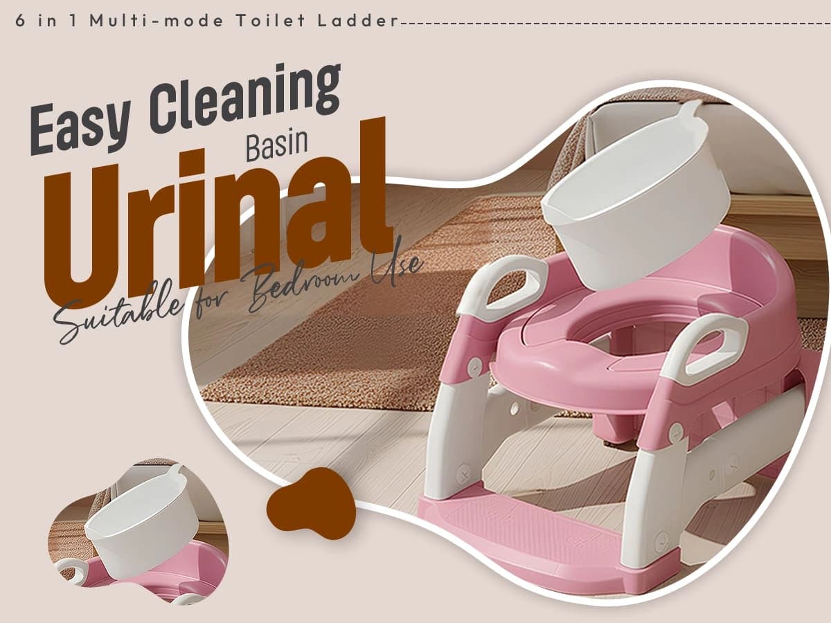 6 in 1 toilet ladder