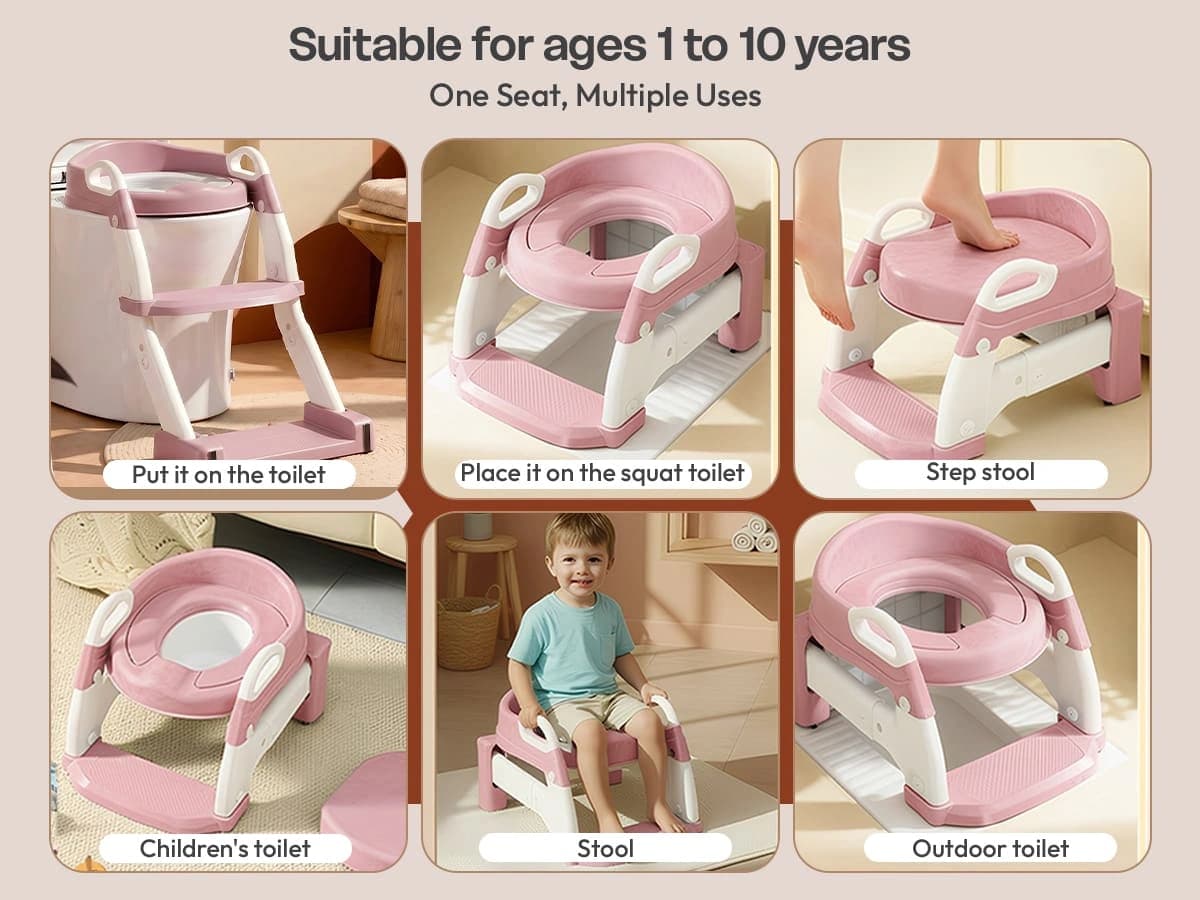 6 in 1 toilet ladder