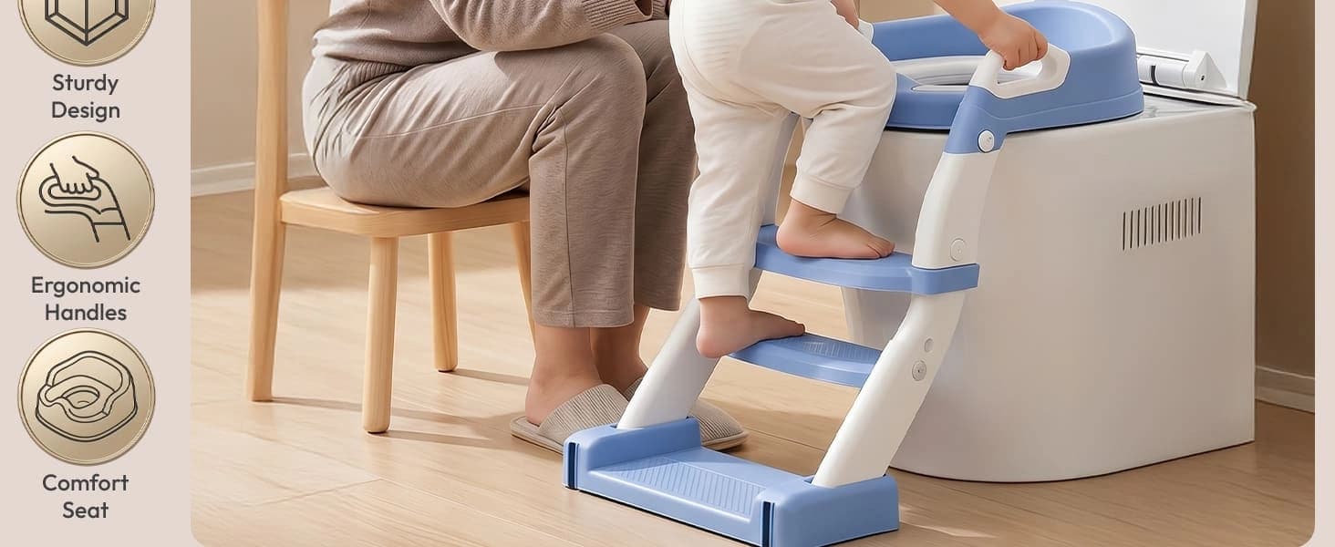 6 in 1 toilet ladder