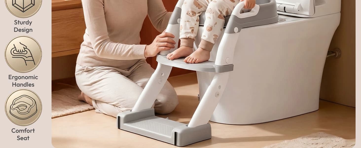 6 in 1 toilet ladder