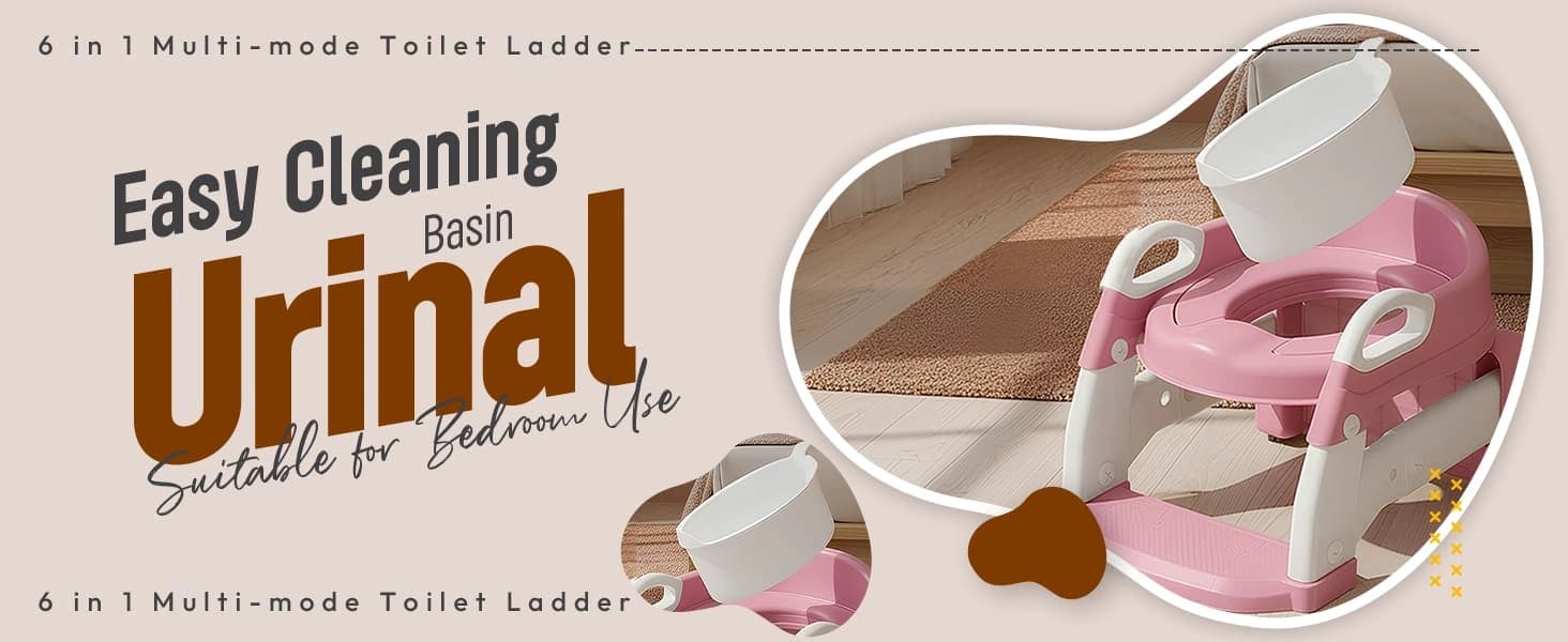 6 in 1 toilet ladder