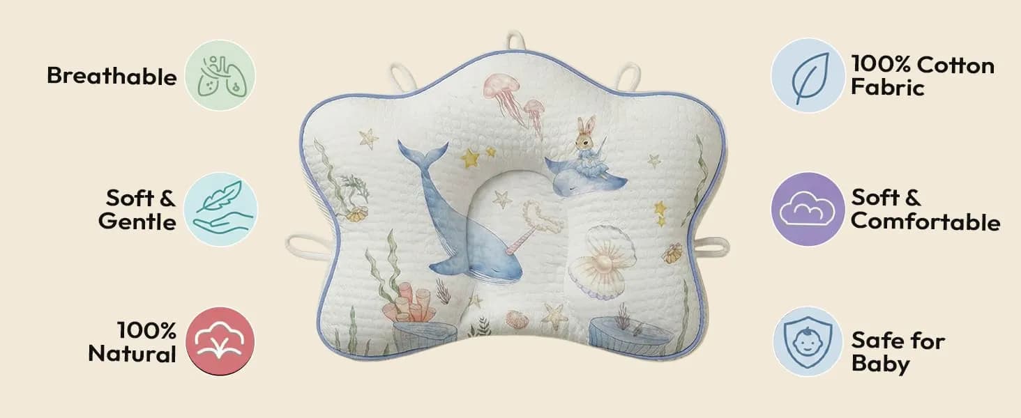 Starfish Baby Pillow