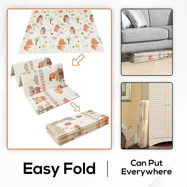 Cushioned Baby Playmat for Comfortable Playtime