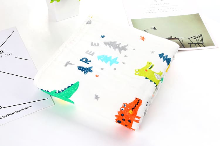 StarAndDaisy Swaddle Wrap Super Soft 100% Muslin Organic Cotton Blanket