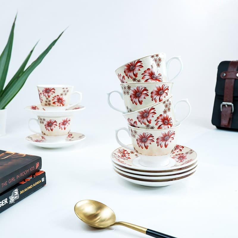 Antique Cup And Saucer Set