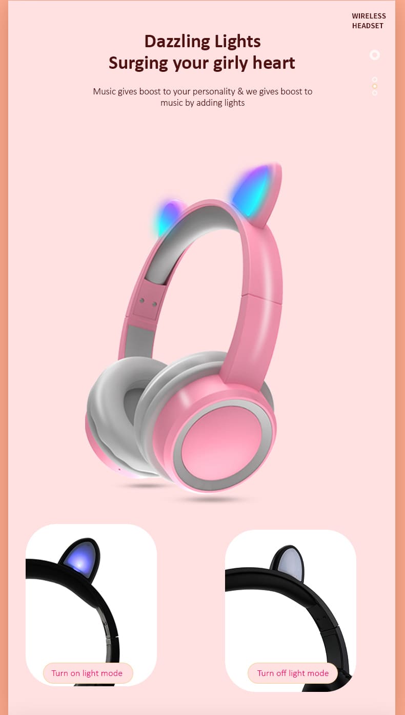 Bluetooth Wireless Headset for Babies