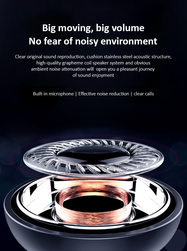 Bluetooth headset Big Moving, Big Volume