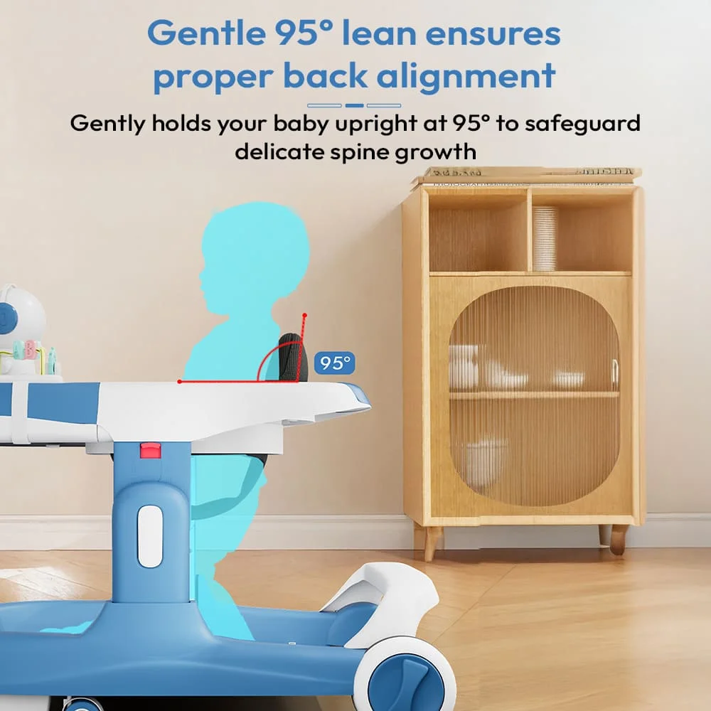 Baby walker with music