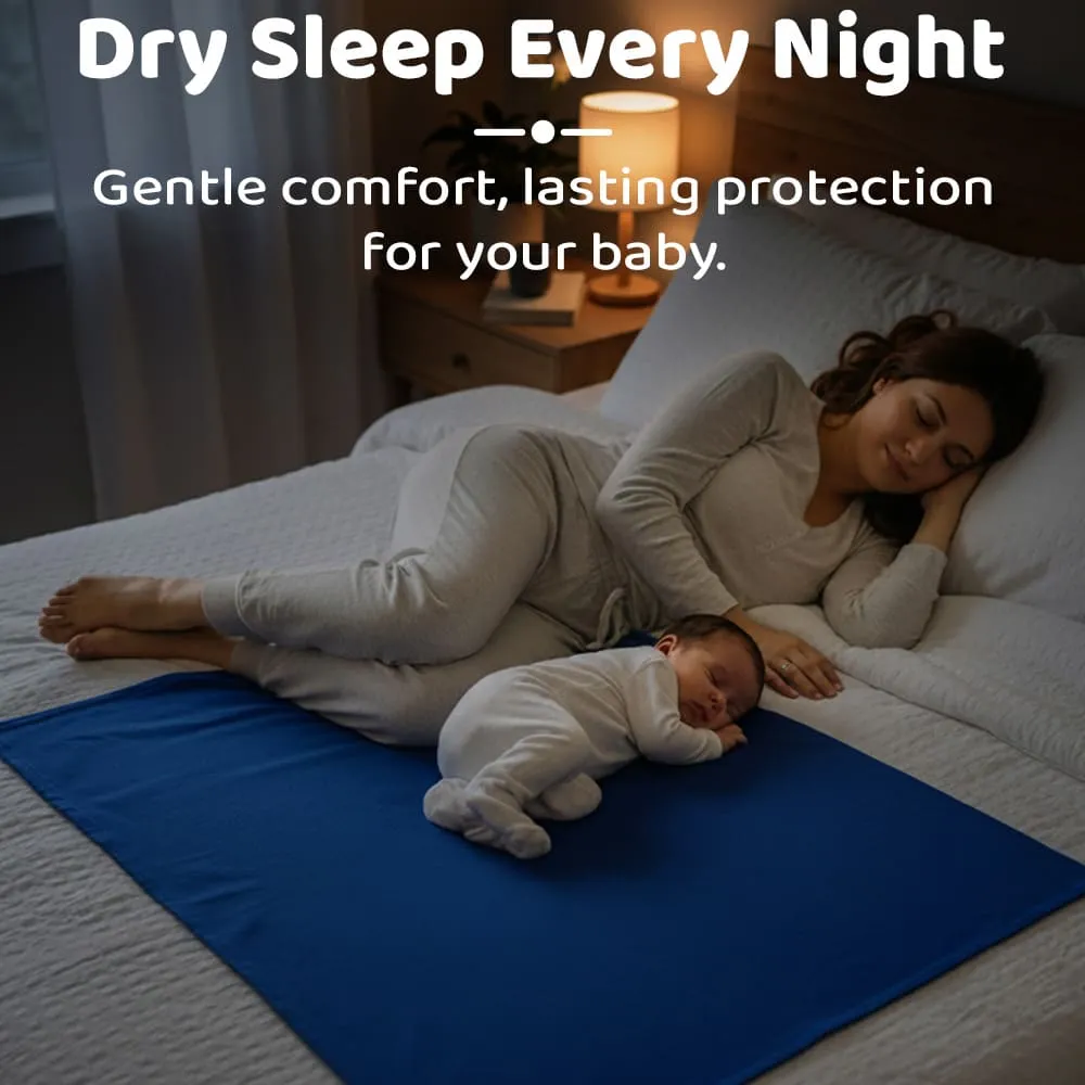 dry sleep every night baby dry sheet blue orange