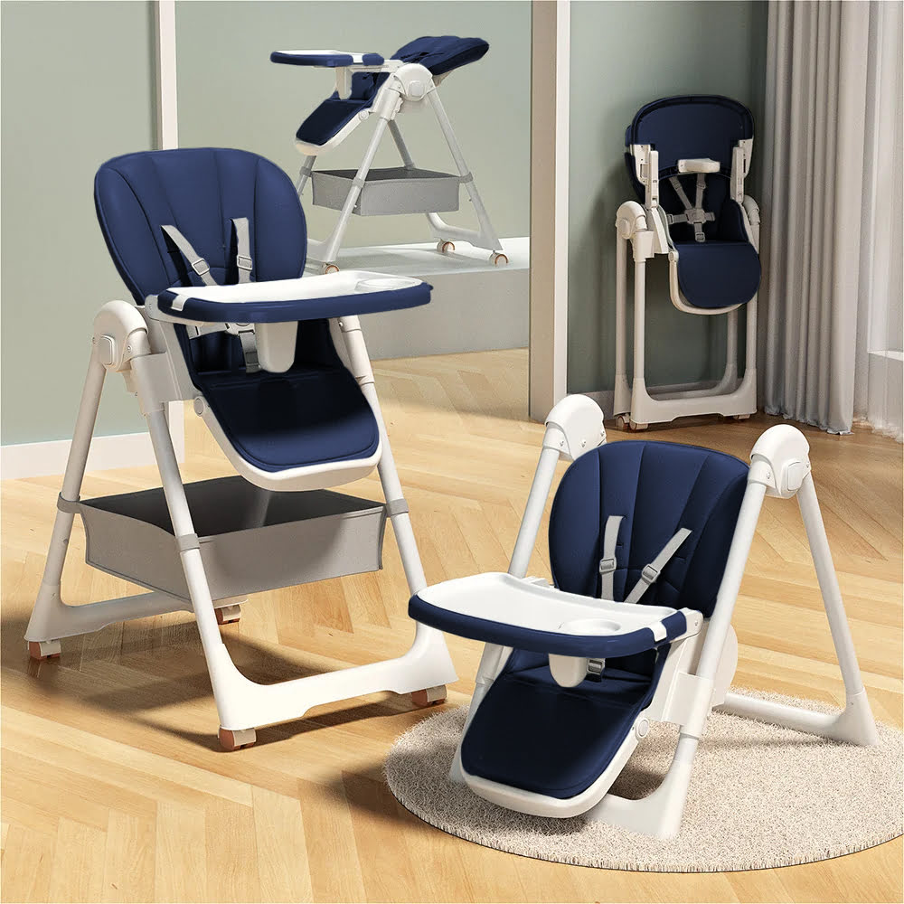 Galaxy Star Baby High Chair Blue