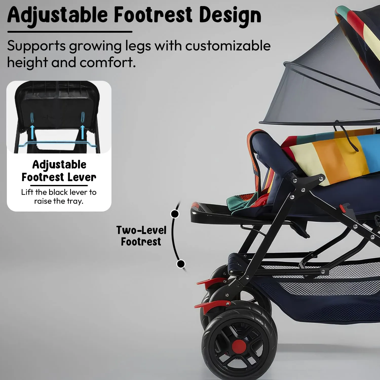 adjustable footrest design