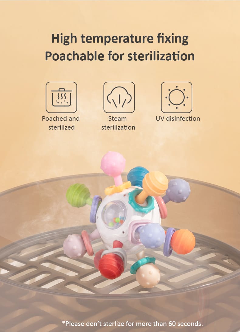 Soft toy rattle baby