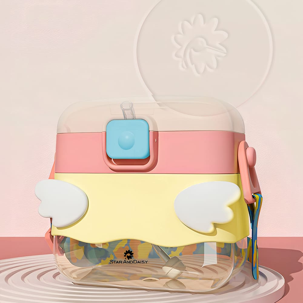 Square Water Bottle Sport Cup Drinks Bottle