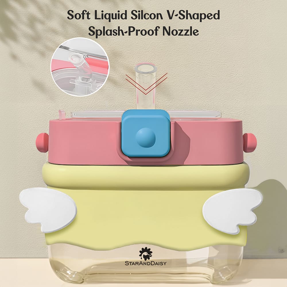 Square Water Bottle Sport Cup Drinks Bottle