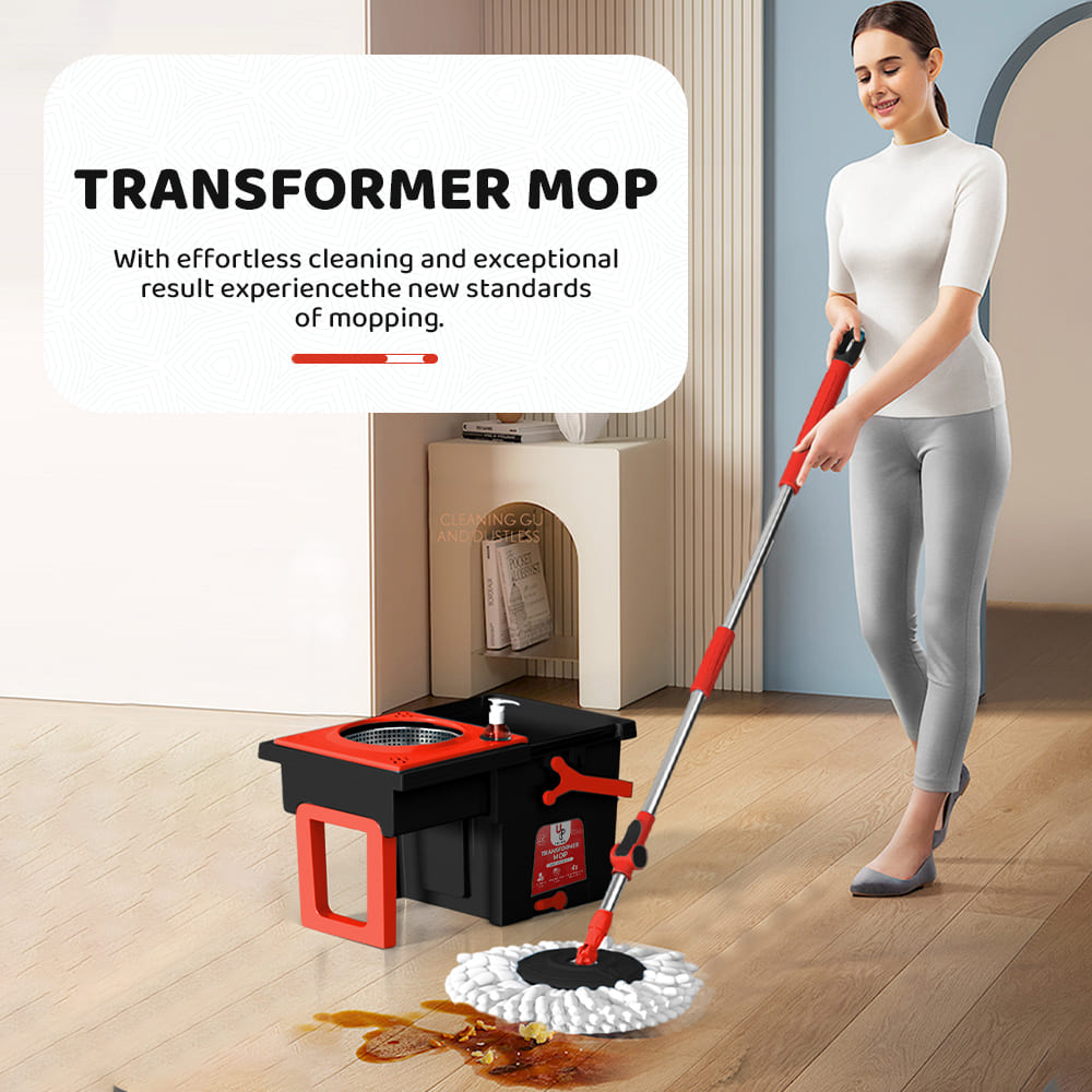 Spin Mop Tranformer-Black