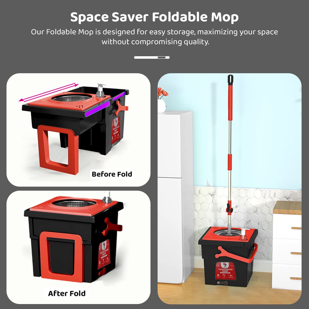 Spin Mop Tranformer-Black