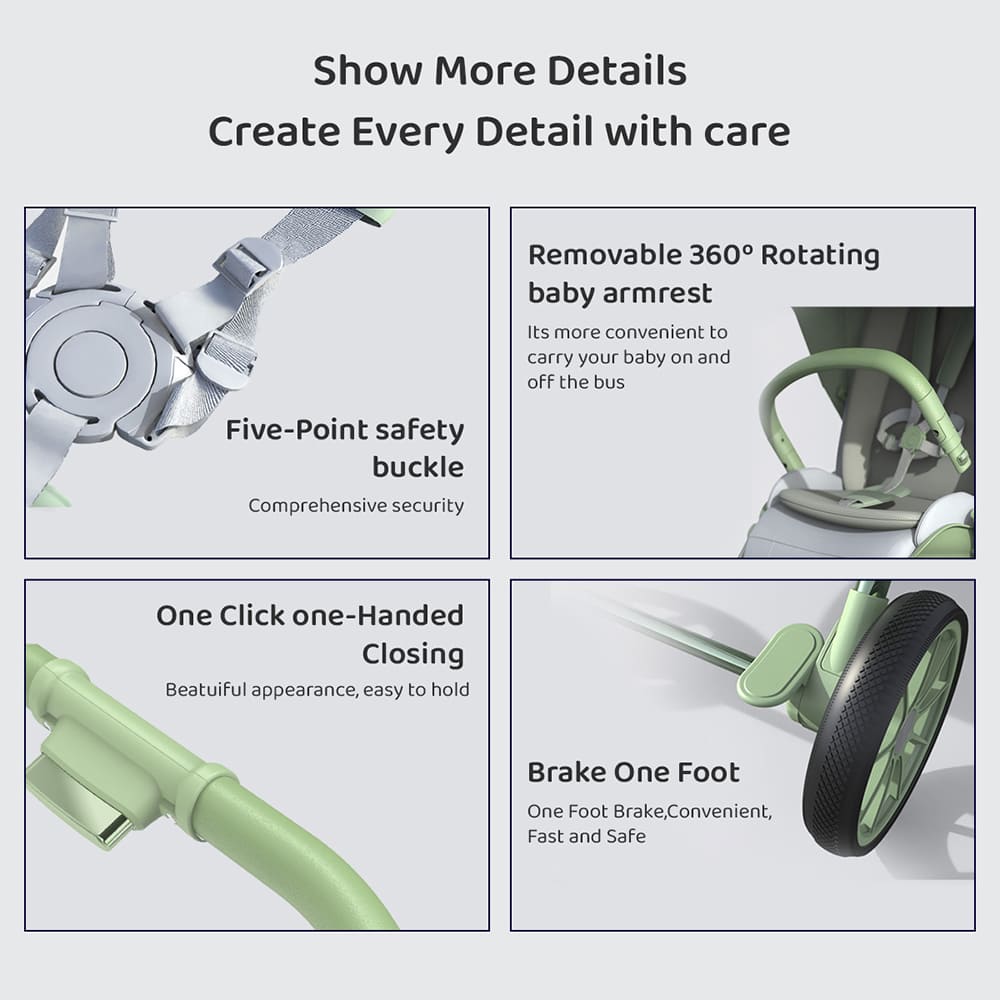 Chariot Lightweight Baby Stroller for Travel - StarAndDaisy