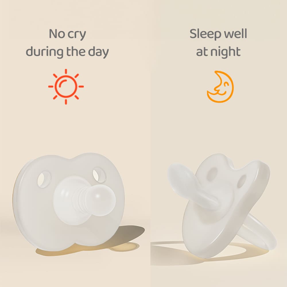 Silicone 2-in-1 Baby Soother and Pacifier for Newborns